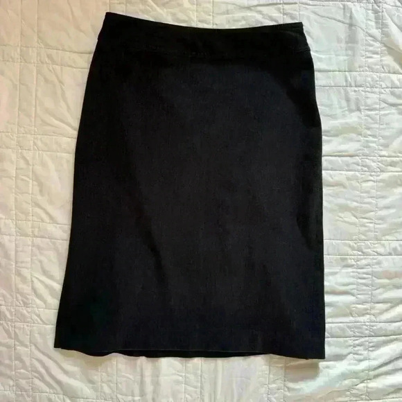 Gap Y2k gray pencil midi skirt womens size 2 - Picture 3 of 8